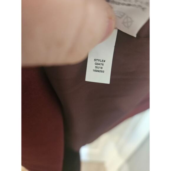 J.Crew Bell Sleeve Ponte Sheath Dress Cranberry‎ Garnet Size 4 Career Party - Picture 6 of 7